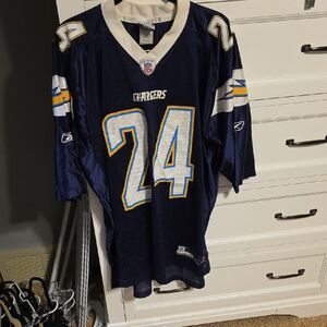 NFL Chargers Navy and White Jersey